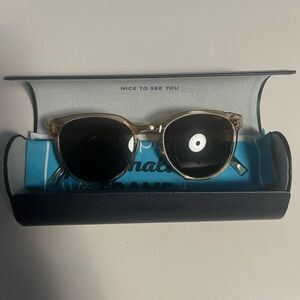 Warby Parker Gold Sunglasses